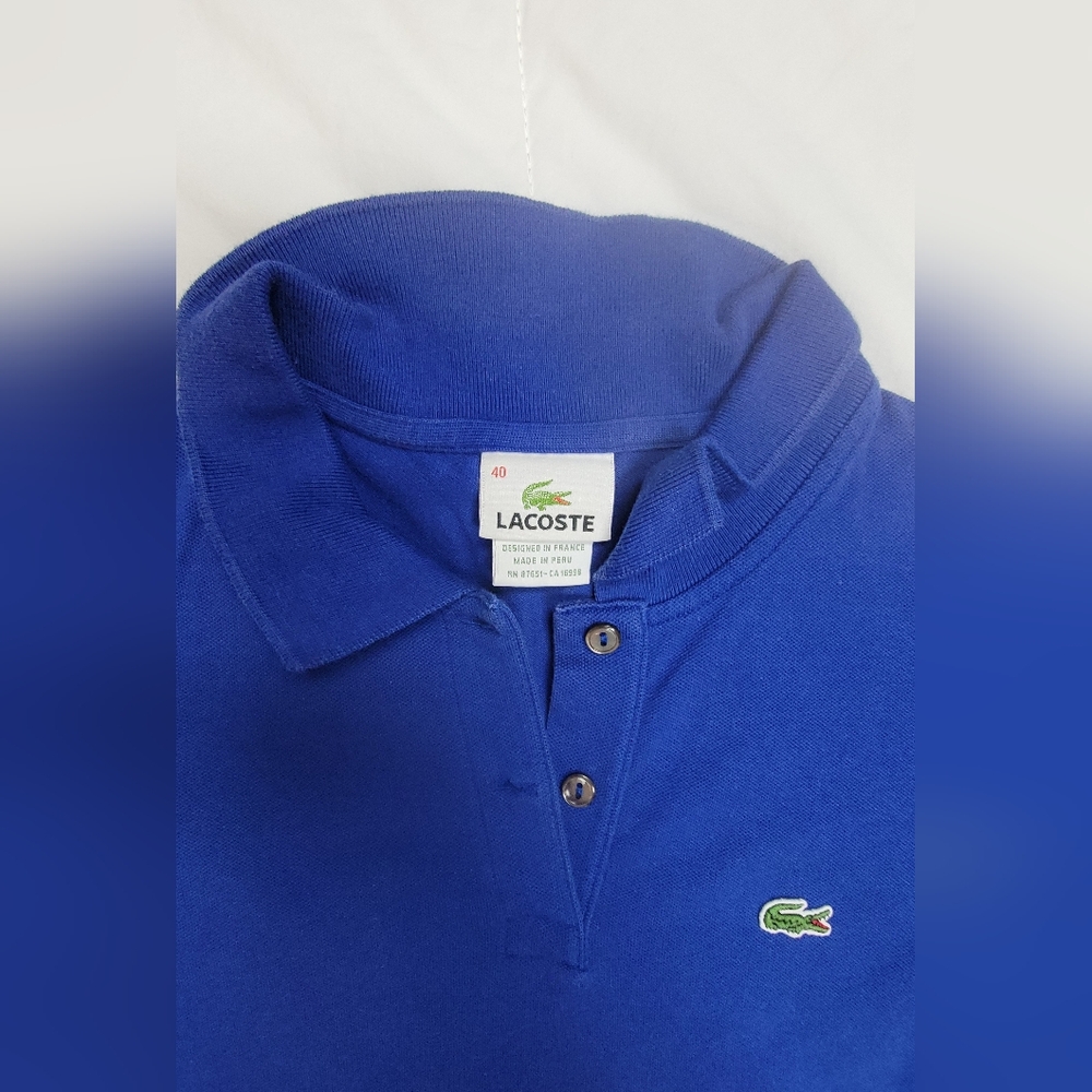 Lacoste Blue Polo Shirt